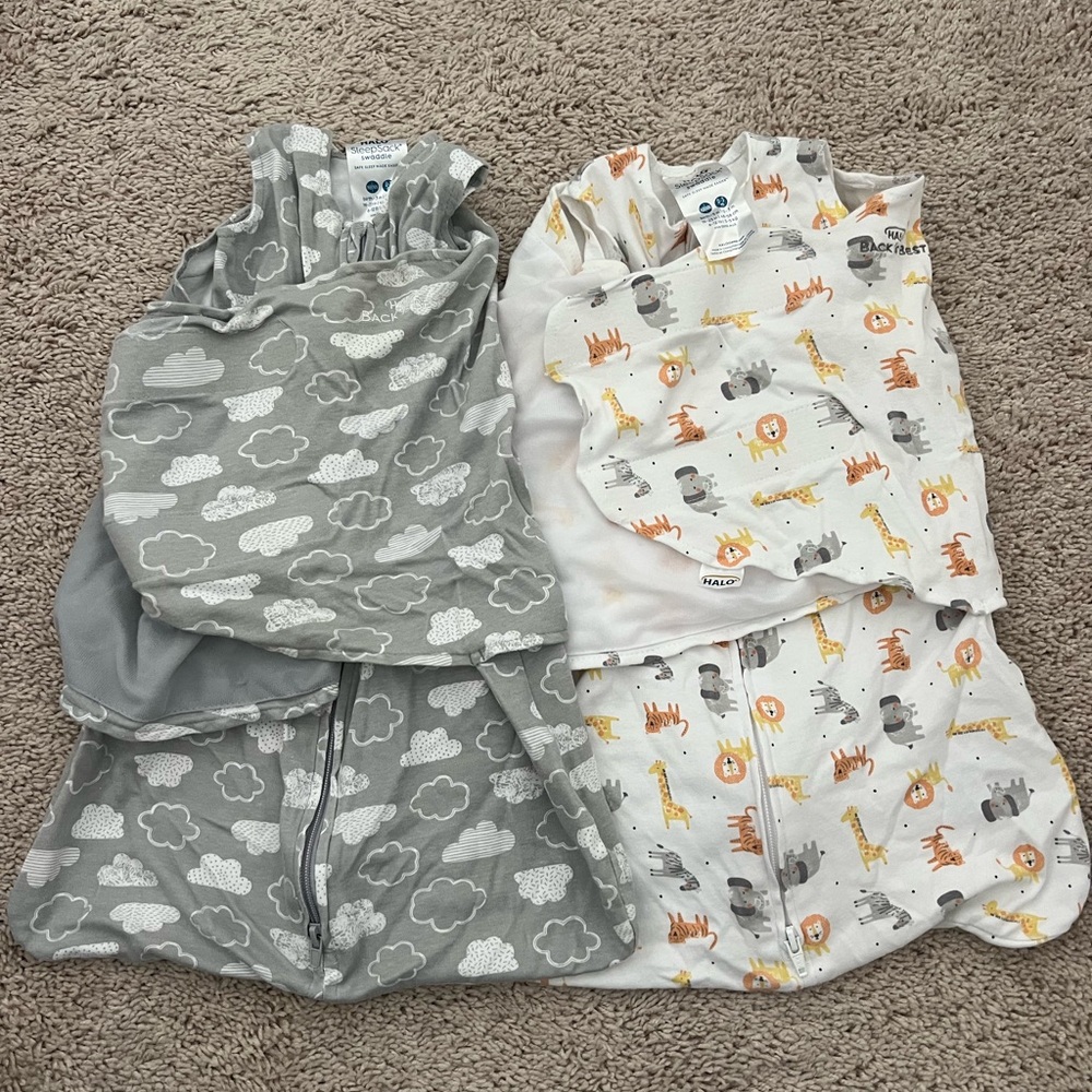 Halo Sleep Sack Swaddle bundle